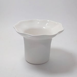 African Violet Pot Slim Mini Insert Only White made to order 3 weeks