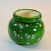 African Violet Self Watering Pot Small Round Spotted Kiwi