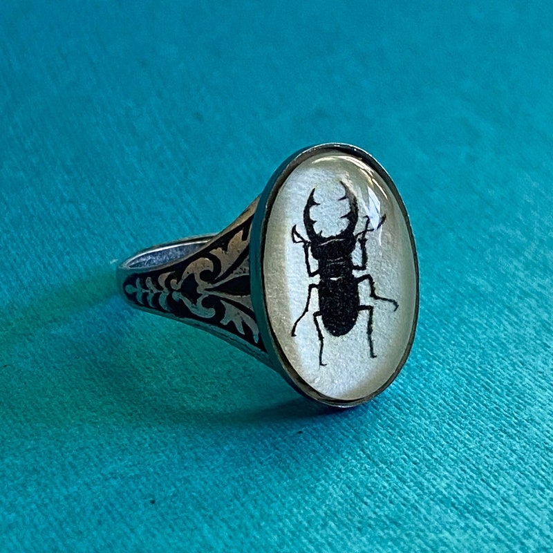 Beetle Ring - Etsy