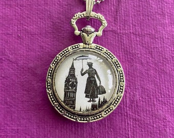 MARY POPPINS Necklace, pendant on chain