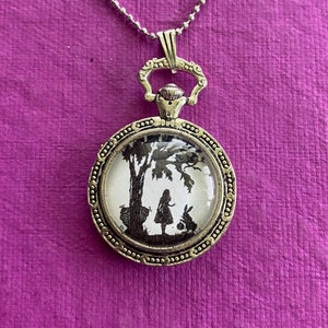 ALICE IN WONDERLAND Necklace, pendant on chain