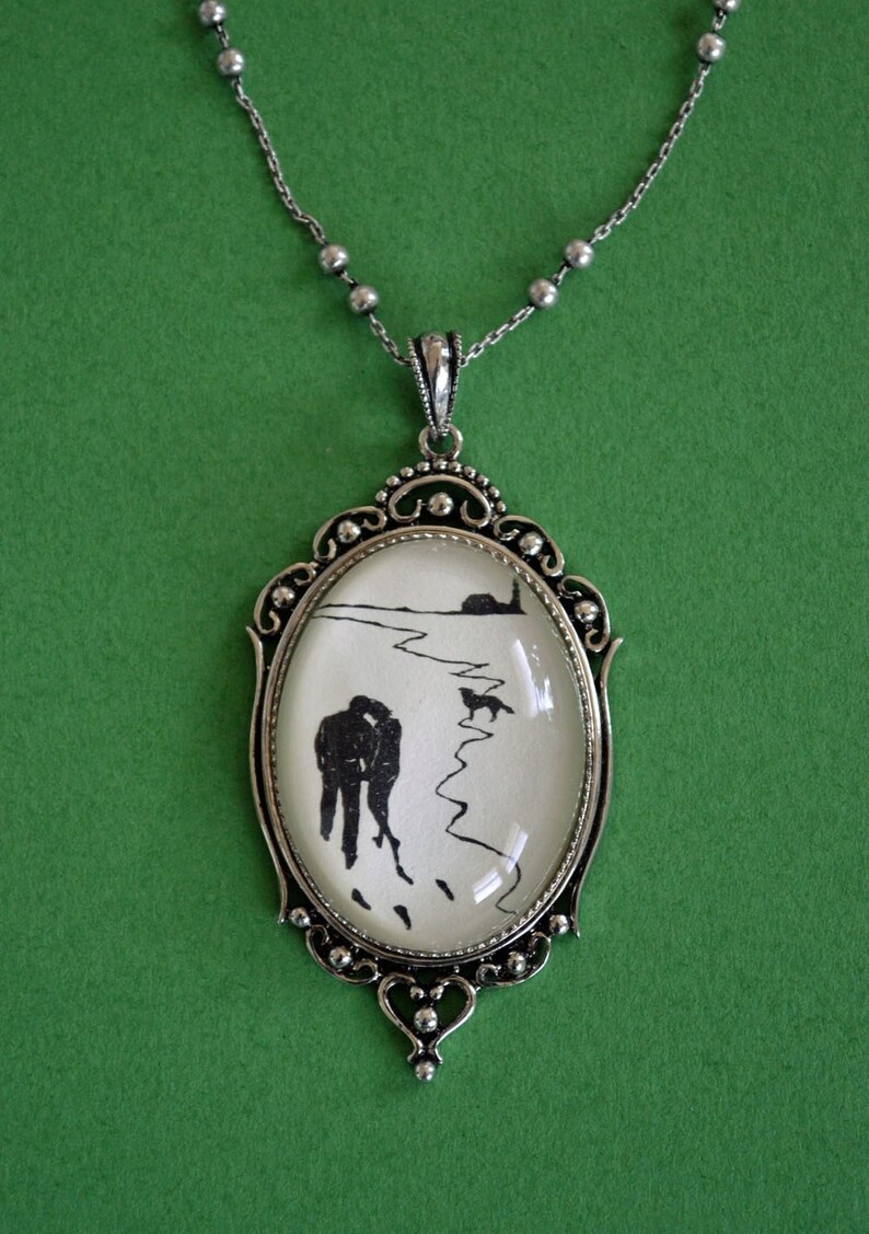 The Lighthouse Necklace, pendant on chain image 1
