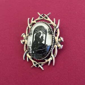 BEAUTY and the Beast Brooch Silhouette Jewelry image 3