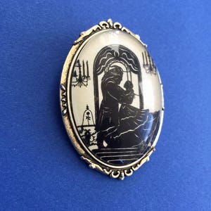 BEAUTY and the BEAST Brooch Silhouette Jewelry image 2