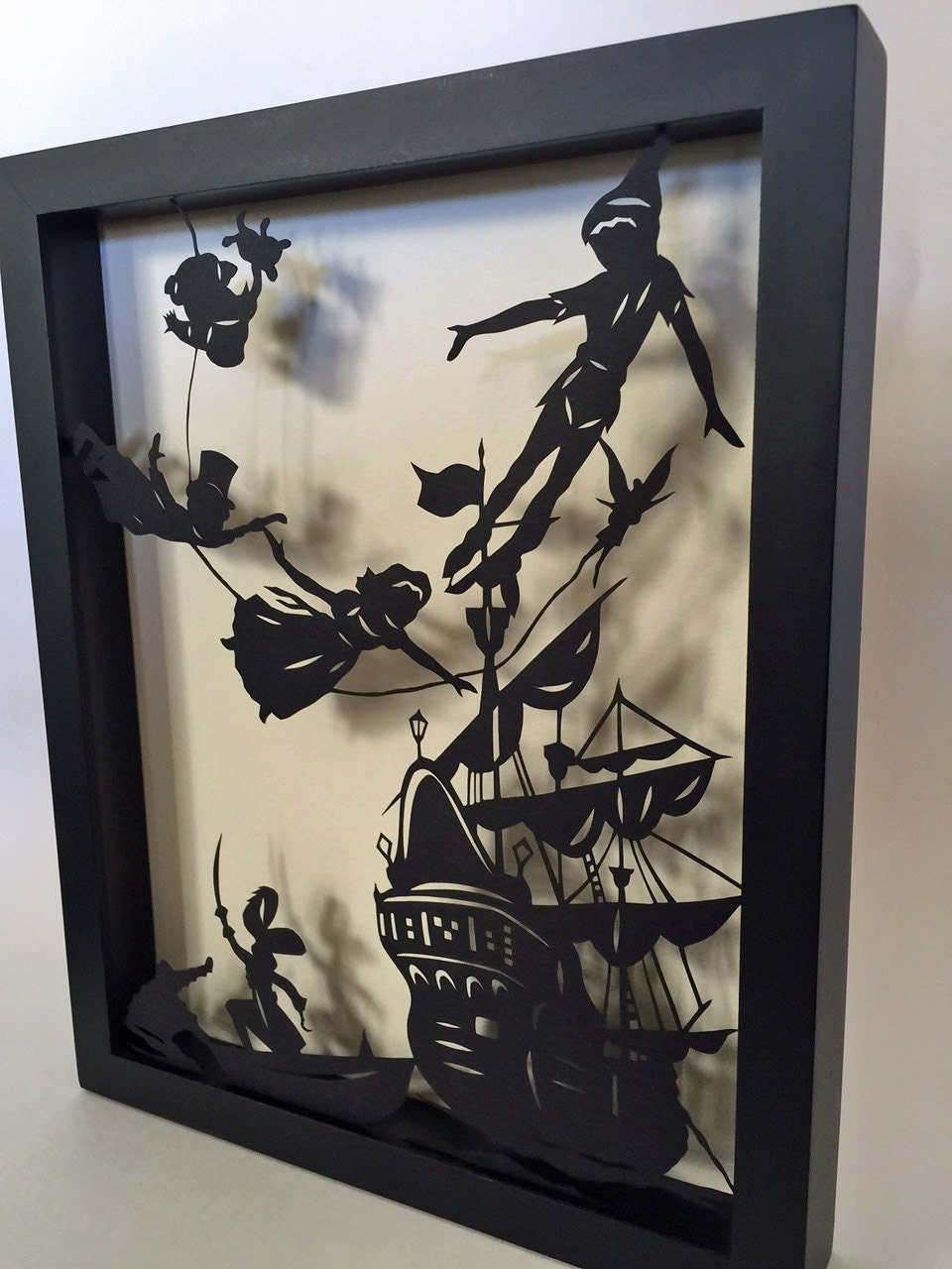 ハワイ ホノルル シャドーボックス 重ね絵 切り絵 アート 絵 【公式通販】