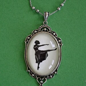 MARGOT FONTEYN Necklace, pendant on chain - Silhouette Jewelry
