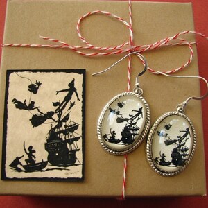 PETER PAN Earrings Silhouette Jewelry image 3