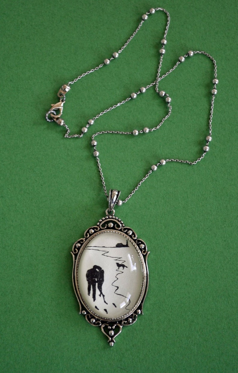 The Lighthouse Necklace, pendant on chain image 2