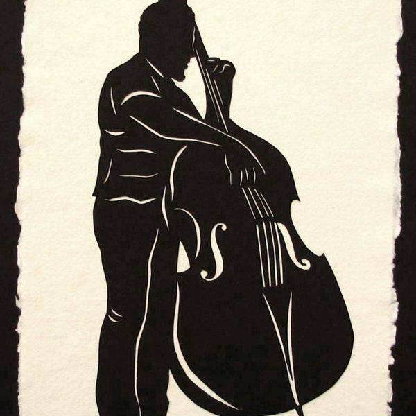 CHARLES MINGUS Papercut - Hand-Cut Silhouette