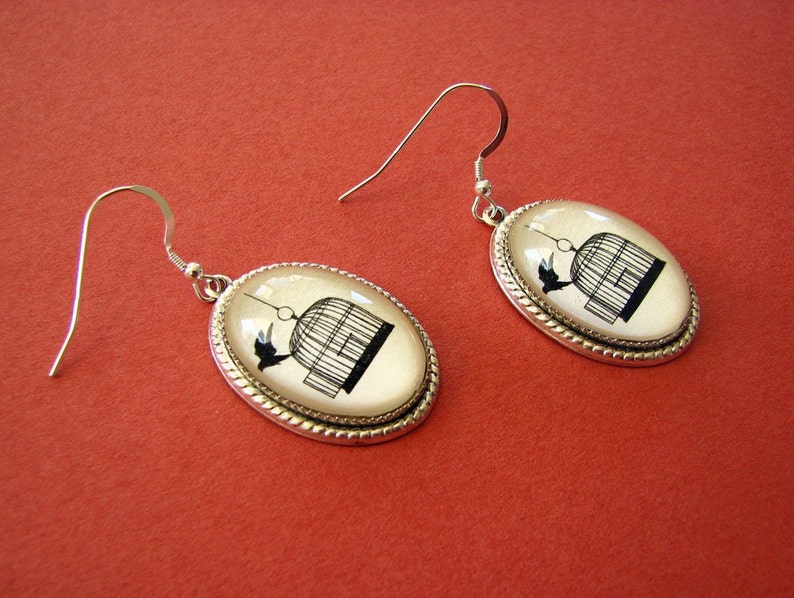 Back where you belong earrings silhouette jewelry etsy