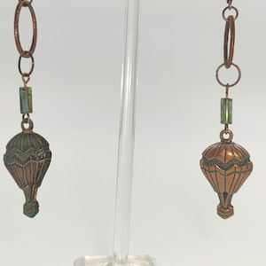 Hot Air Balloon Dangle Earrings