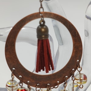 Orecchini pendenti in rame Boho