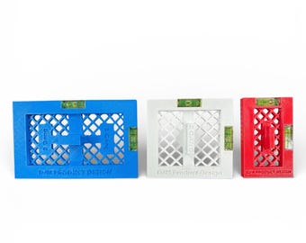 Electrical Box Wall Cut-Out Templates with Built-In Level | Single, Double, and Triple Gang