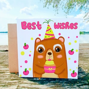 Biglietti di auguri I migliori auguri, biglietto di addio stampato per collega capo, regalo di addio divertente, cartoline quadrate con busta messaggio personalizzato
