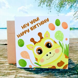 Ciao a te! Buon compleanno, migliore amico, biglietto per bambini, amicizia carina, biglietto fidanzato fidanzata