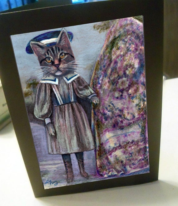 Carte De Voeux Imprimer Dun Chat Dessin Originlal En Etsy Carte De Voeux Imprimer Dun Chat Dessin Originlal En Etsy