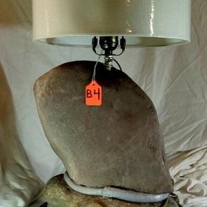 Handmade Rock Lamp - Boulder #4