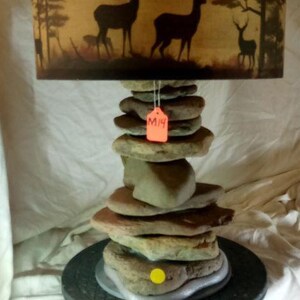 Handmade Rock Lamp - Medium #14
