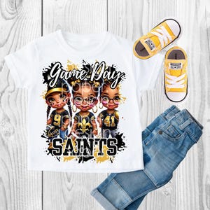 Saints T-Shirt Design PNG | Football PNG | Saints T-shirt Sublimation Design| Digital Download l Saints T-Shirt Design | Instant download