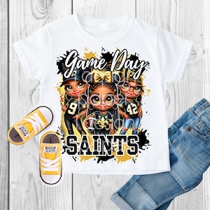 Saints T-Shirt Design PNG | Football PNG | Saints T-shirt Sublimation Design| Digital Download l Saints T-Shirt Design | Instant download