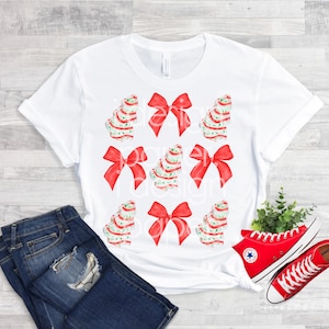 Christmas Coquette Bow PNG | Christmas Tree JPG | Christmas T-shirt Sublimation Digital File Download l Christmas Instant download