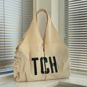 Nylon tas met 5 vakken | Schoudertas | Draagtas | Reistas | Mamatas | Luiertas | Sporttas | Outdoortas | Meerdere zakken