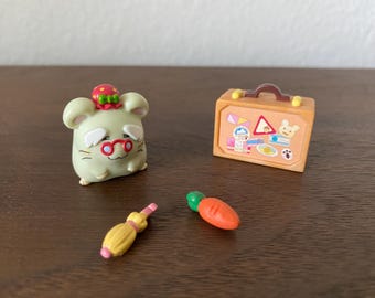 Hamtaro Aunt Viv Figure Set Vintage Ham-Hams 2002