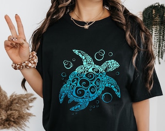Sea Turtle T-Shirt, Ocean Life Lover Shirt