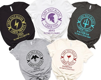 Custom Percy Jackson Shirt, Camp Half Blood, Heroes of Olympus Shirt