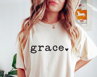 Grace Christian Tee, Inspirational Women's Shirt