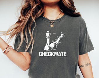 Comfort Colors Checkmate Chess Shirt, Chess Lover Gift