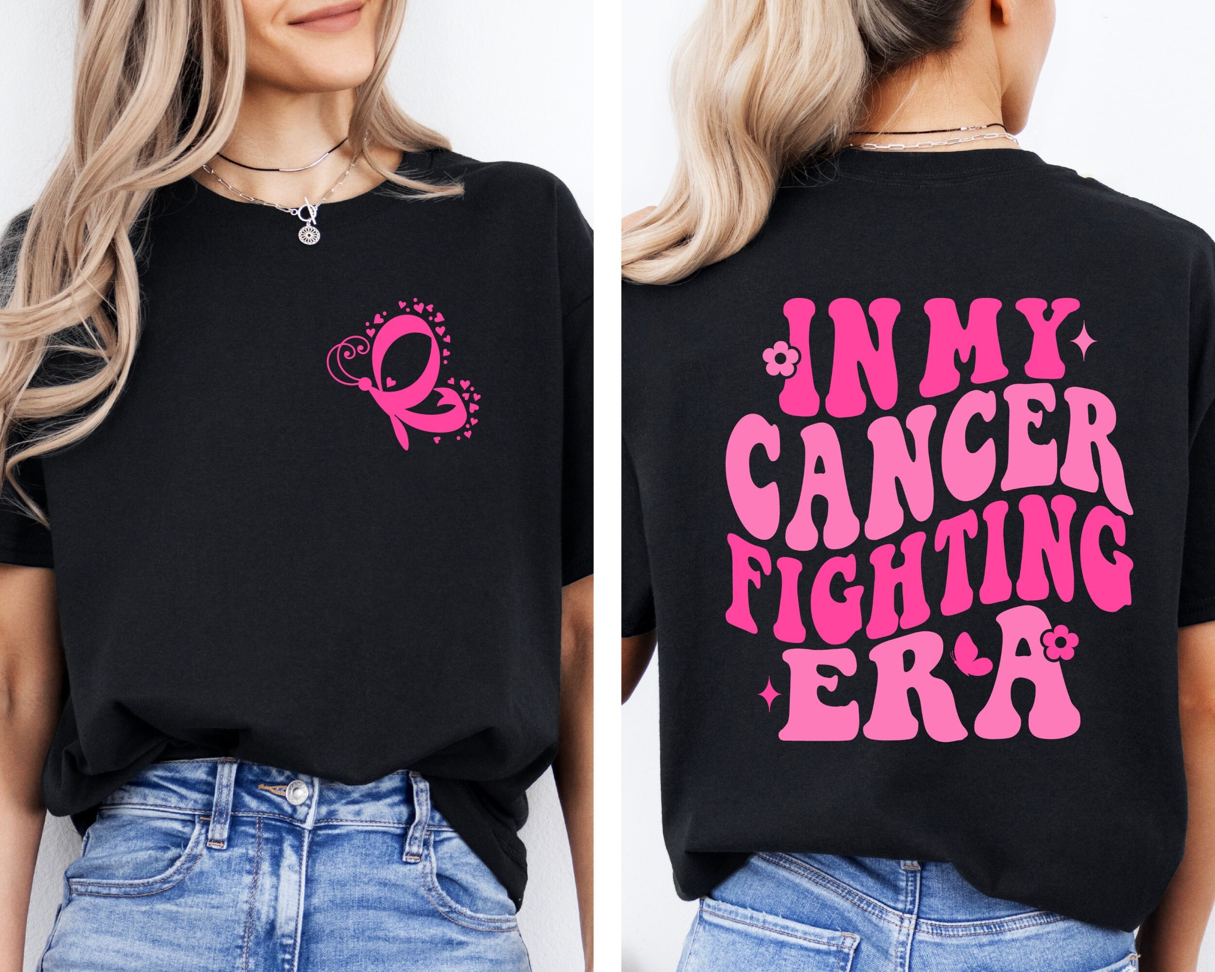 In My Cancer Fighting Era Shirt, Pink Cancer Era T-Shirt, New Cancer Gift, Pink Ribbon Shirt, National Cancer Day Shirt, Cancer Awareness