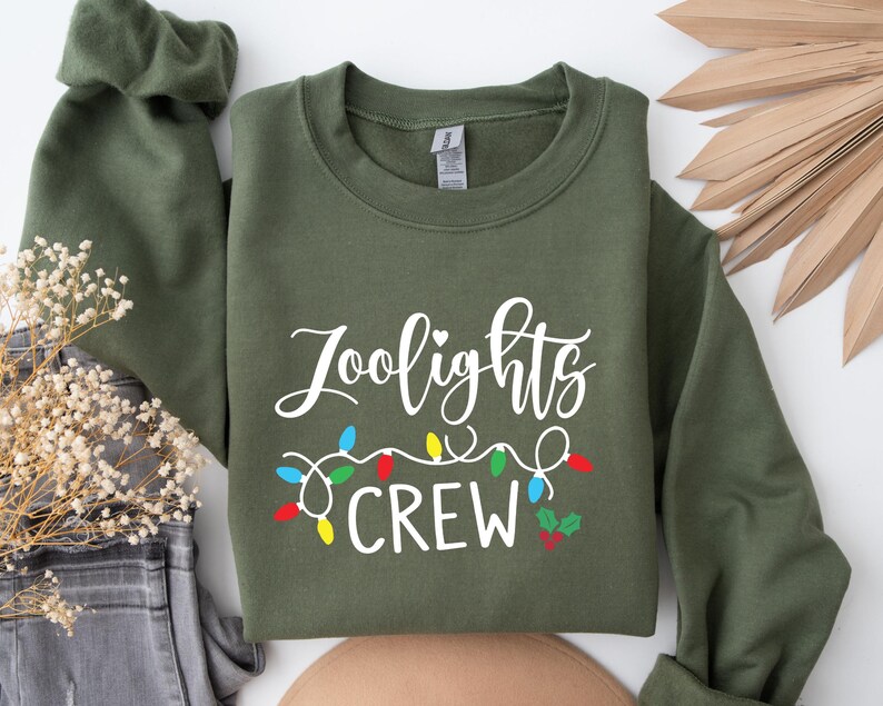 Zoolights Crew Sweatshirt, Animal Keeper, Animals Love Shirt, School
