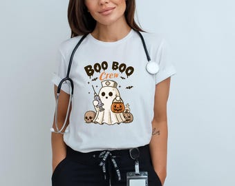 Boo Boo Crew Nurse Halloween T-Shirt