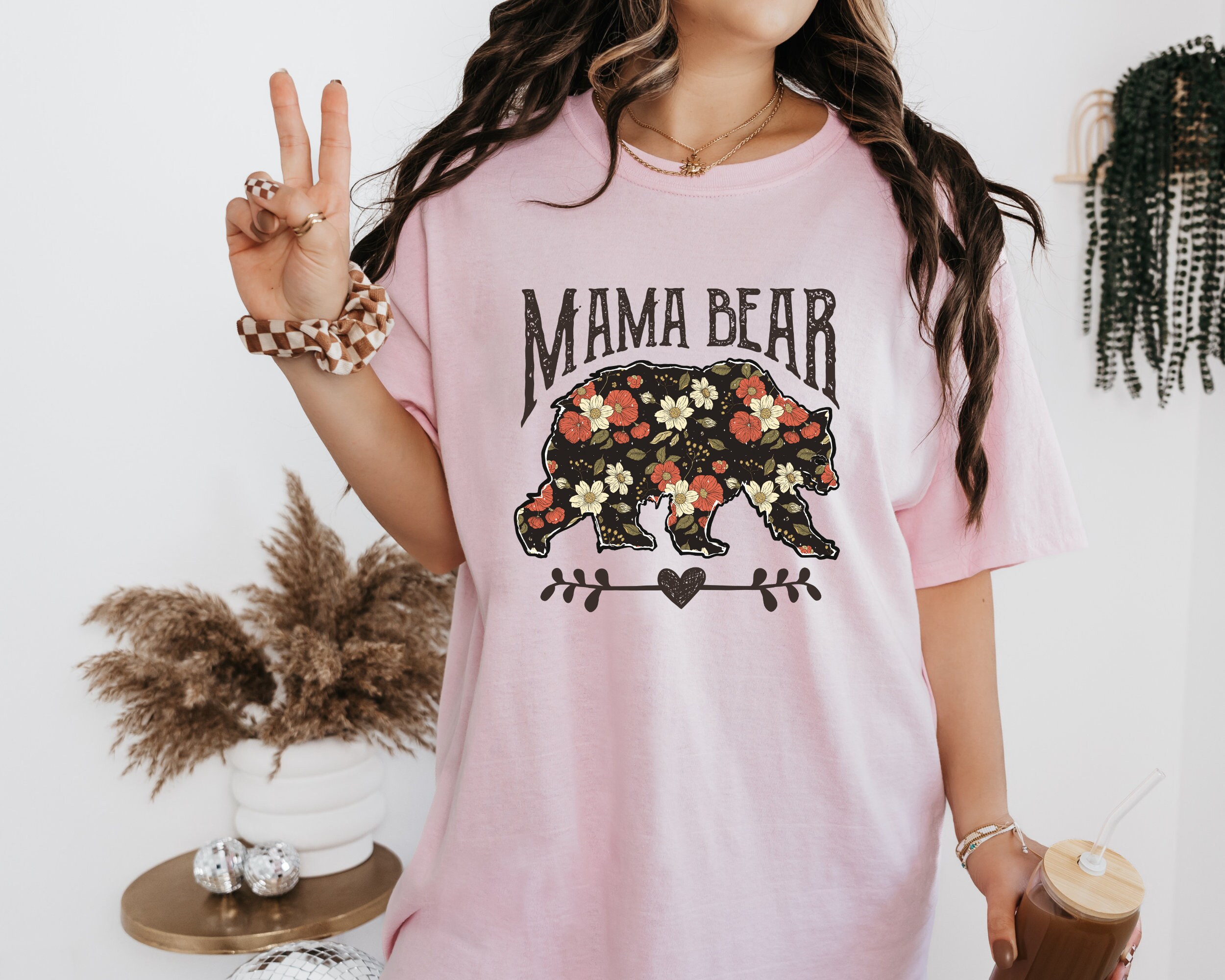 Mama Bear Mothers Day Gifts Love Shirt Tee Proud Mom Family