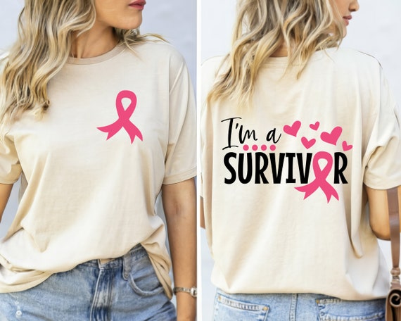 I am a Cancer Survivor Shirt, Pink Ribbon Cancer Shirt, Cancer Fighting Shirt, Breast Cancer Shirt, Cancer Awareness Tee, Breast Cancer Tee