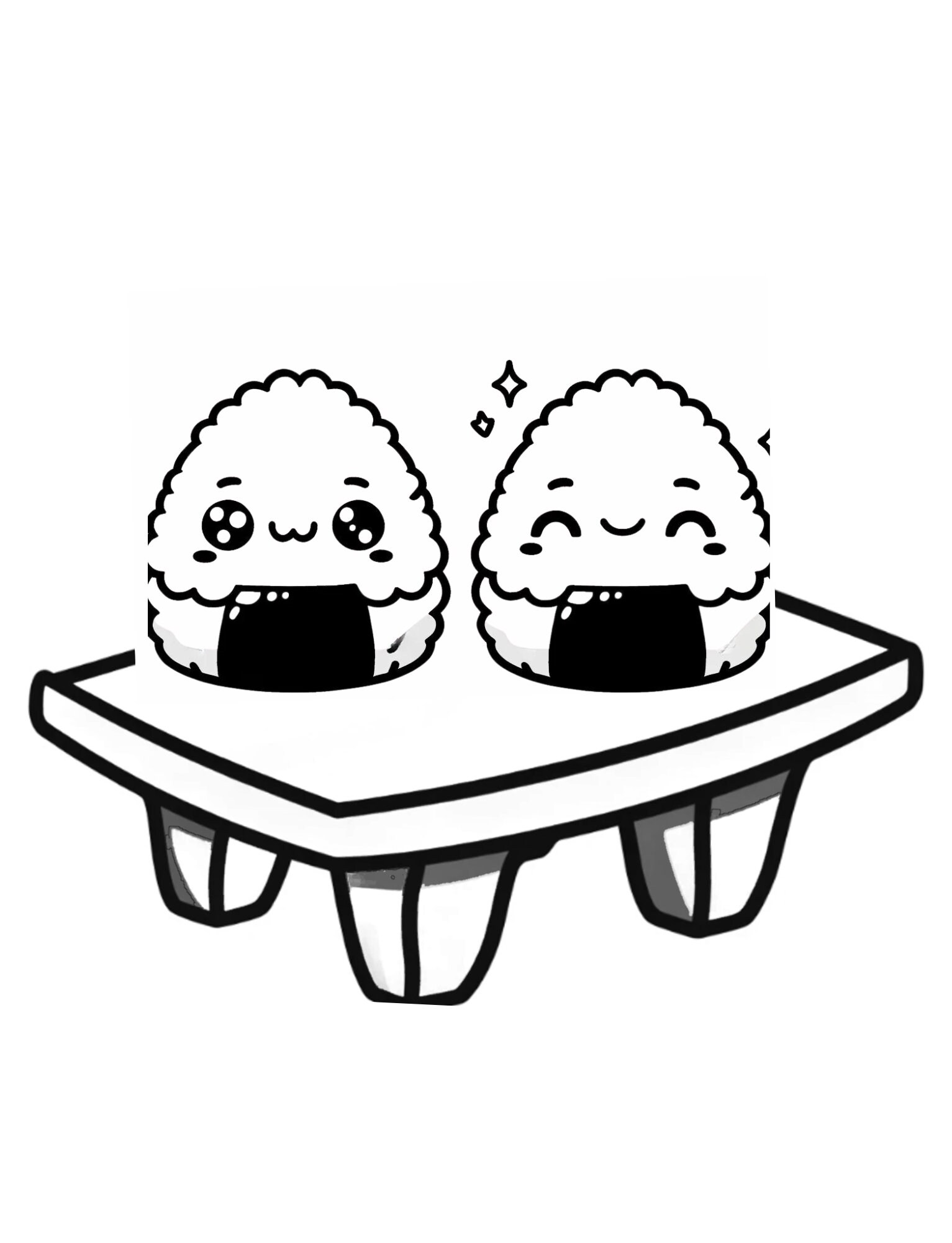 Food and Sushi Coloring Book - Il Fullxfull.6080310784 38tv 