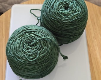 2 skeins - Plucky Knitter Primo Worsted Yarn