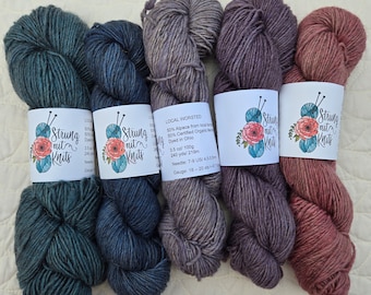 Local Worsted Weight Yarn hand dyed by me!!
