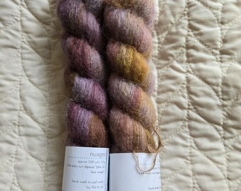 2 skeins - Little Fox Yarn Nuages Lace yarn