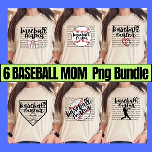 Baseball Mom png, Baseball Mama png,Baseball words png,Game Day Vibes png,Baseball design png bundle, Mom birthday png,mother&#39;s day gift png