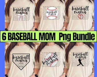 Baseball Mom png, Baseball Mama png,Baseball words png,Game Day Vibes png,Baseball design png bundle, Mom birthday png,mother's day gift png