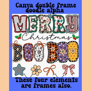 Canva Alphabet Frame,Canva Letters Template,Canva Letters Frame,Alphabet frame,Editable Canva Letters,Doodle Alpha frames,trendy canva frame