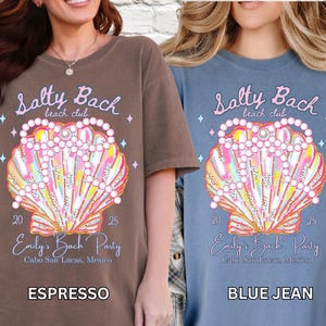 Comfort Colors bachelorette shirt,Personalized Bride TShirt,Bachelorette Party,Coquette Pearl Bow Bachelorette shirt,bachelorette party tee