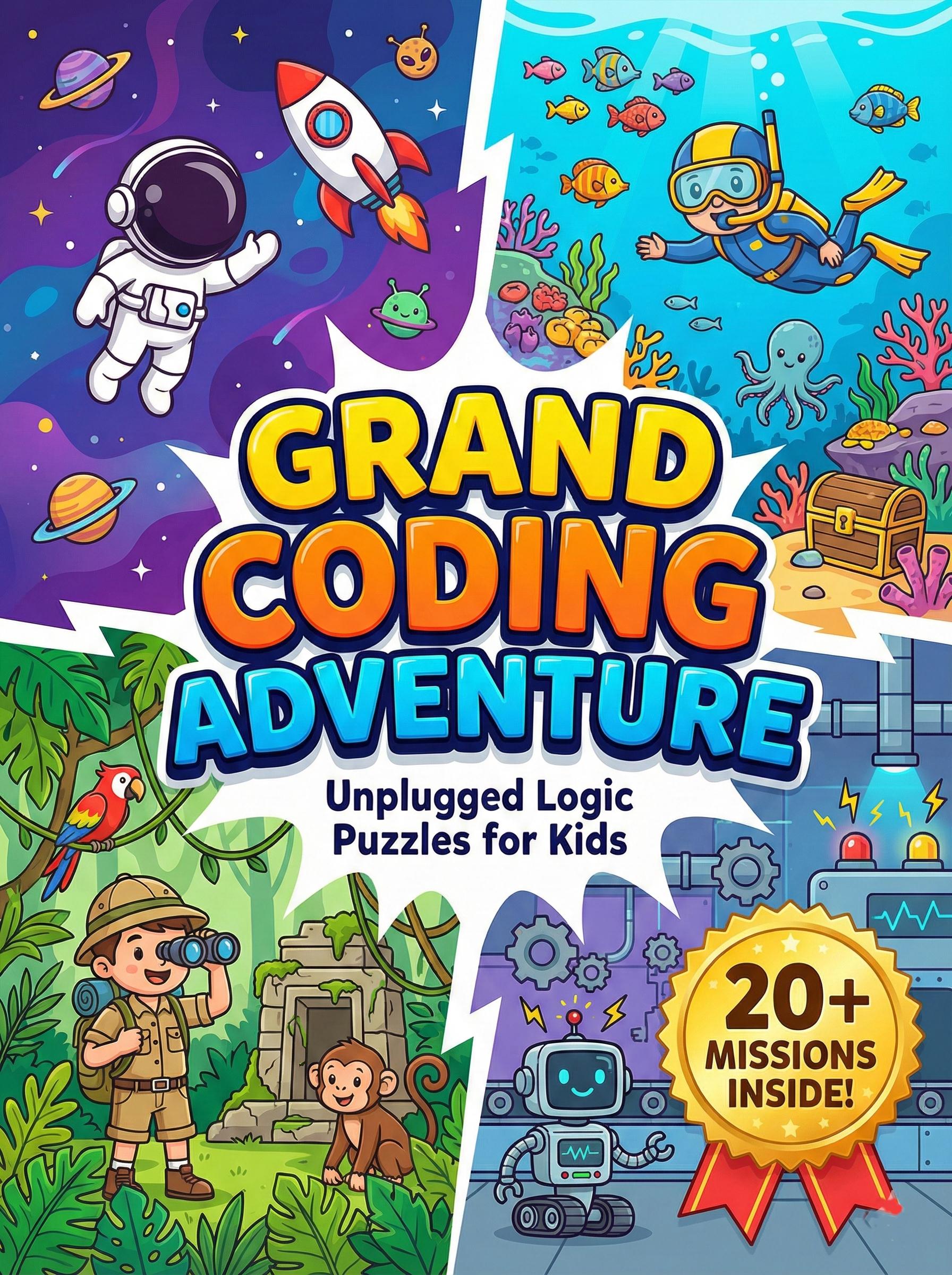 Unplugged Coding for Kids PDF | Printable STEM Activity | Logic Puzzles ...