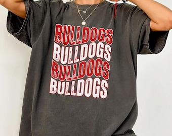 Custom Mascot Comfort Colors Tee, School Spirit Shirt