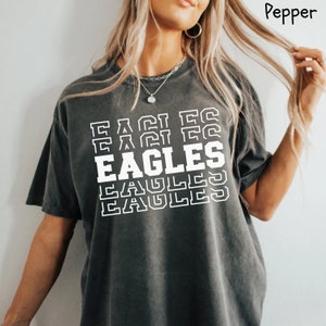 Custom Mascot Shirt, Comfort Colors Team Shirt, Custom Team Shirt, Team Mascot Shirt, School Tee, School Spirit Shirt, Game Day School Shirt