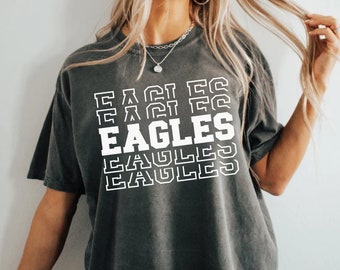 Custom Mascot Shirt, Comfort Colors Team Shirt, Custom Team Shirt, Team Mascot Shirt, School Tee, School Spirit Shirt, Game Day School Shirt