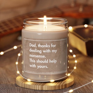 Fathers Day Gift, Gag Gifts for Dad, Funny Candle for Dad, Father&#39;s Day Gift from Daughter Son, Bonus Dad Gifts for Husband, Funny Dad Gifts