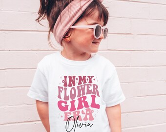 Custom Flower Girl Shirt, Kids Wedding Party Tee